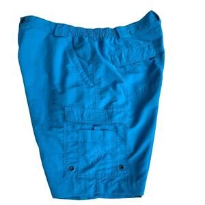 REEL LEGENDS Blue Activewear Short Men Sz XL gently used